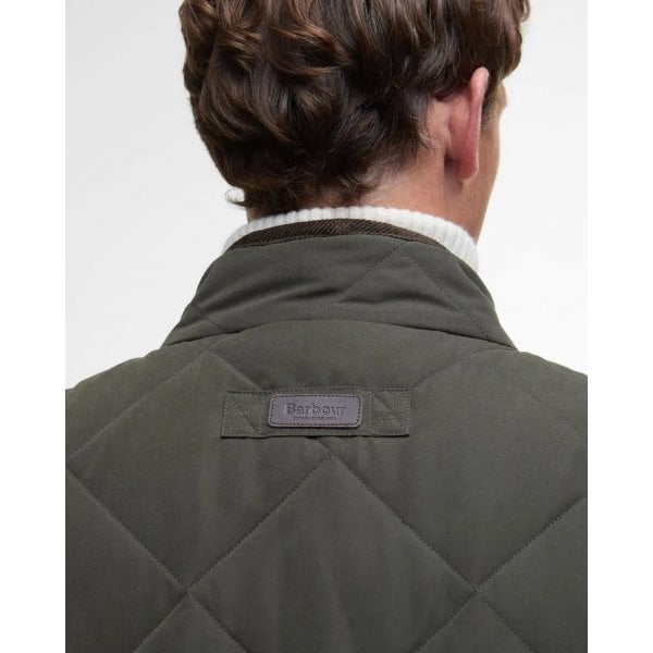 Edale Gilet in Dark Olive