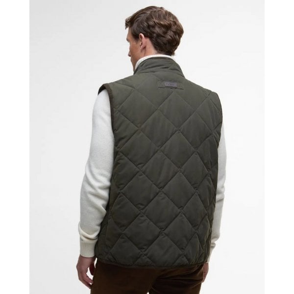 Edale Gilet in Dark Olive
