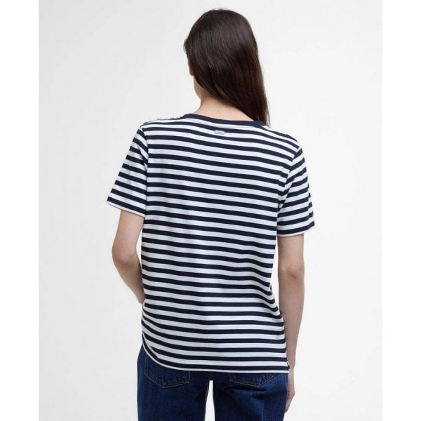 Ferryside Stripped T-shirt in Navy