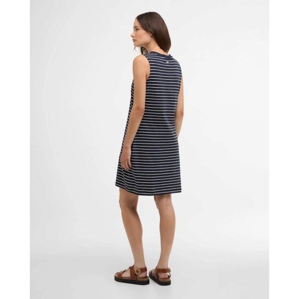 Hartland Mini Dress In Navy/Cloud Stripe