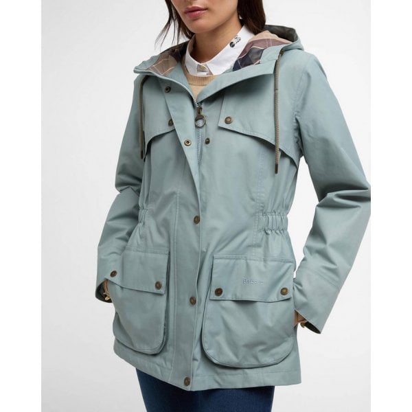 Maple Waterproof Jacket in Blue Sage/Gardenia