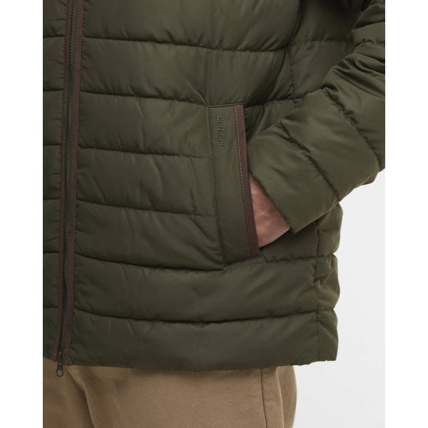Mens Broughton Quilted Jacket in Olive