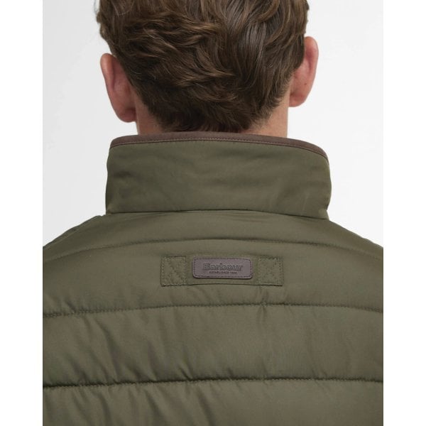 Mens Broughton Quilted Jacket in Olive