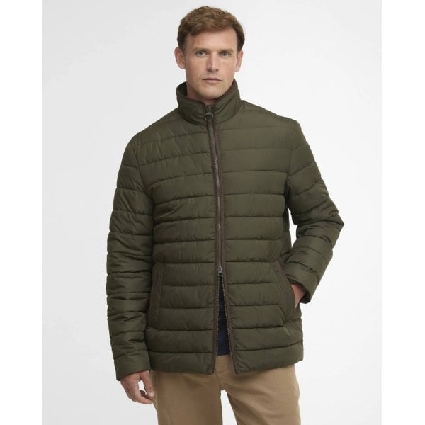 Mens Broughton Quilted Jacket in Olive