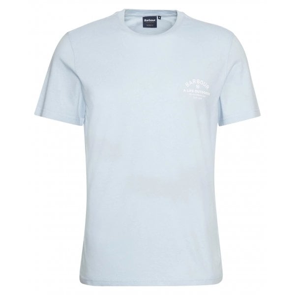 Mens Cranmer Logo Tshirt in Ocean