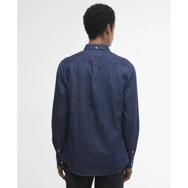 Mens Crest Shirt in Indigo