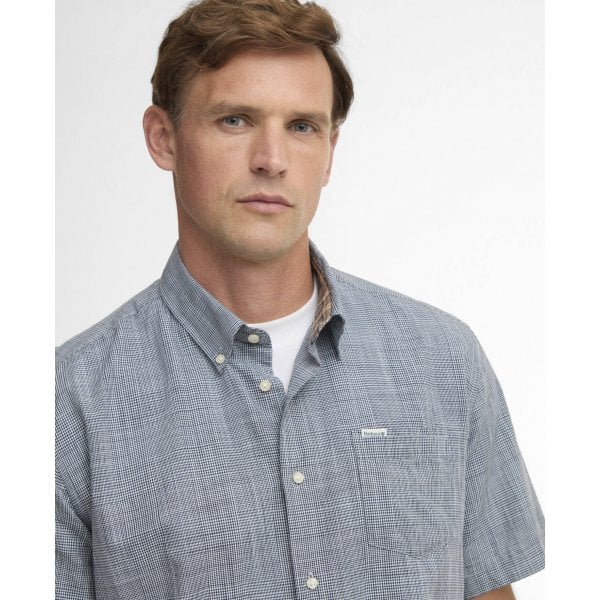 Mens Fleming SS Shirt in Navy