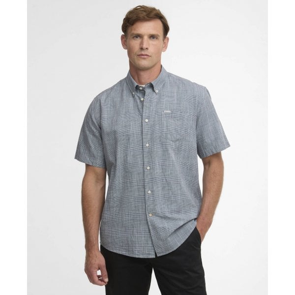 Mens Fleming SS Shirt in Navy