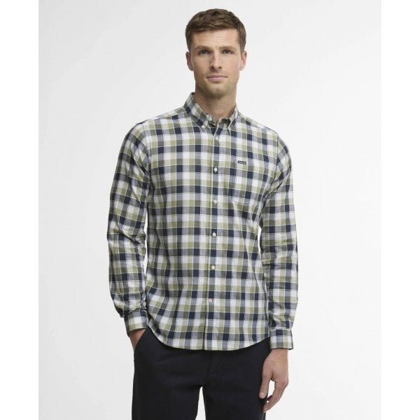 Mens Harwood Shirt in Olive