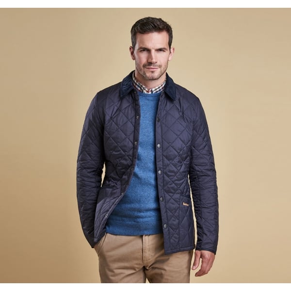 Mens Heritage Liddesdale Quilted Jacket in Navy