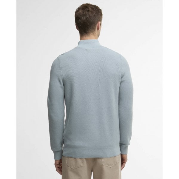 Mens Honeycomb Half Zip in Slate