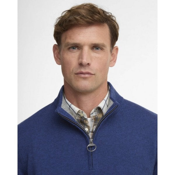 Mens Kelson Half Zip in Blue