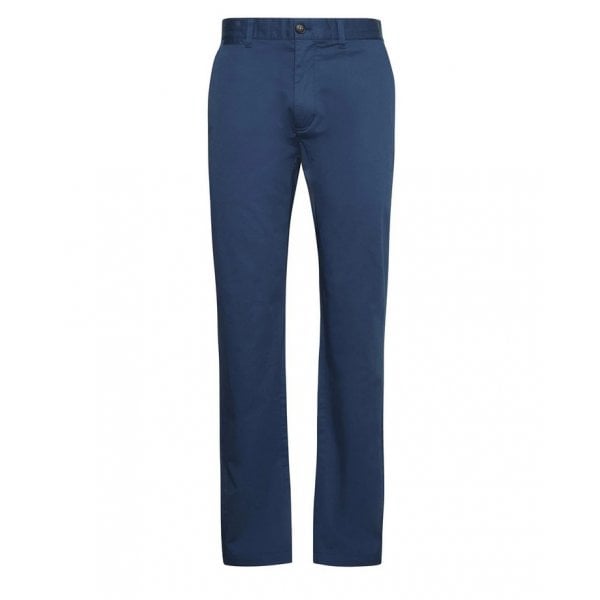 Mens Lightweight Stretch Tailored Fit Chino in Oceana