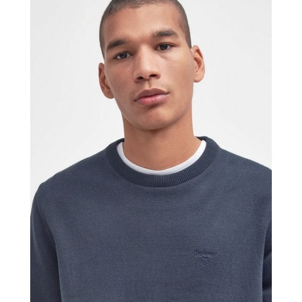Mens Pima Crew in Navy