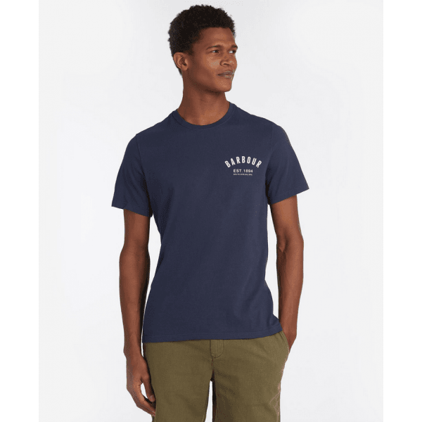 Mens Preppy T-Shirt in New Navy