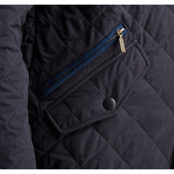 Mens Shoveler Quilted Jacket in Navy