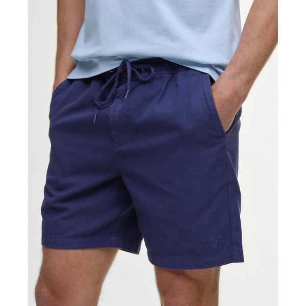 Mens Washed Oxford Shorts in Oceana