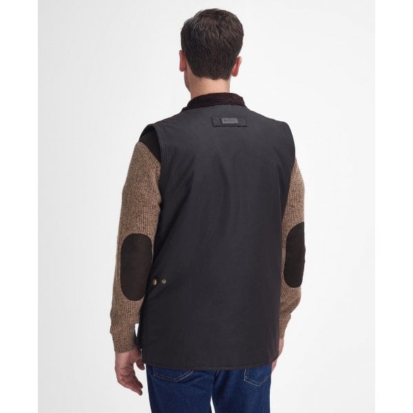 Mens Westmorland Wax Gilet in Rustic
