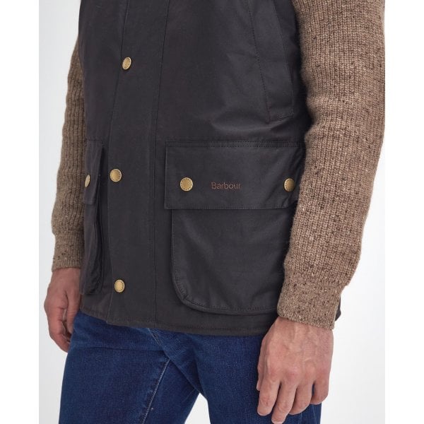 Mens Westmorland Wax Gilet in Rustic