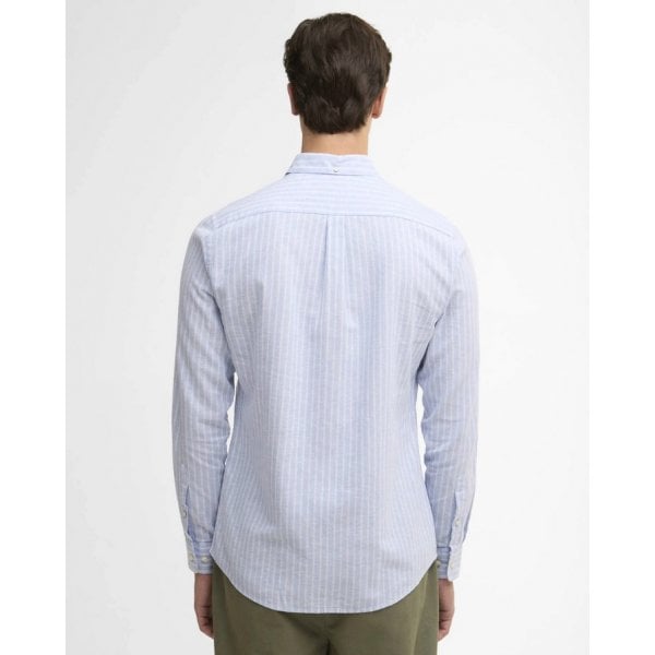 Nelson Striped Tailored Shirt in Blue