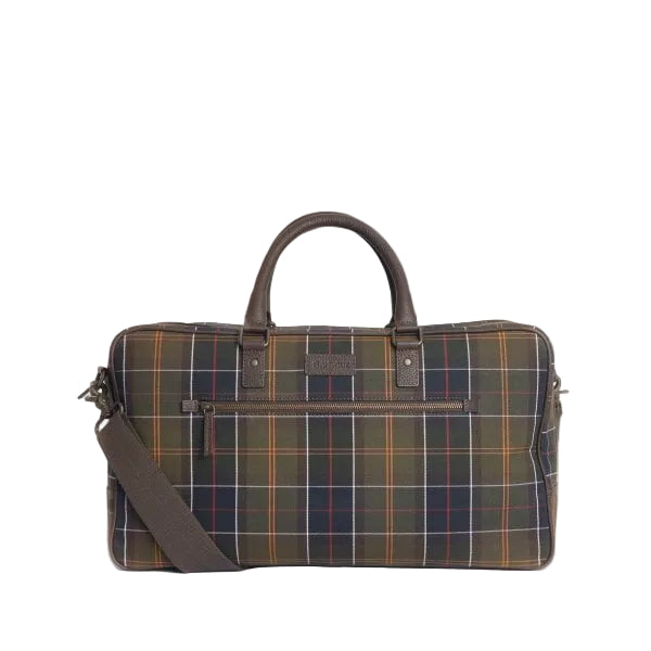 Tartan & Leather Holdall in Classic Tartan