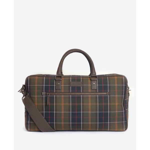 Tartan & Leather Holdall in Classic Tartan