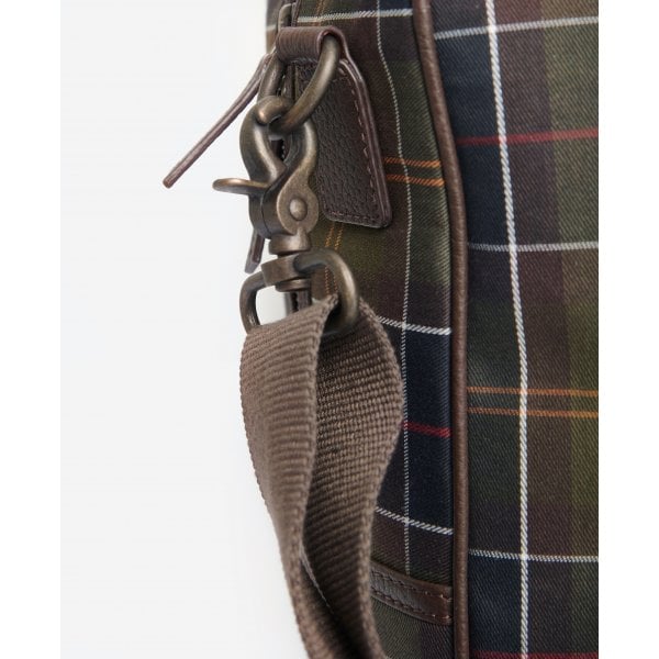 Tartan & Leather Holdall in Classic Tartan