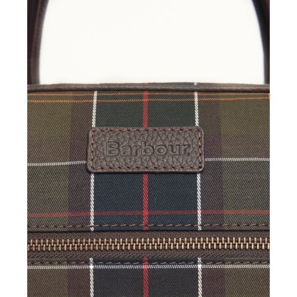 Tartan & Leather Holdall in Classic Tartan