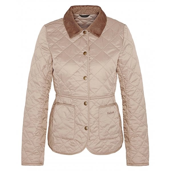 Womens Deveron Quilted Jacket in Light Trench