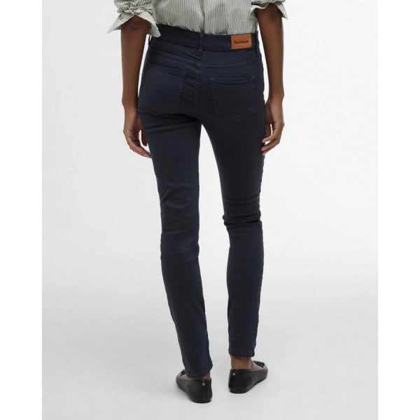 Womens Essential Slim Trouser in Navy