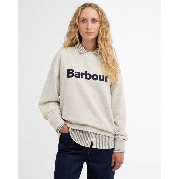Womens Hartland Crew in Cloud Marl