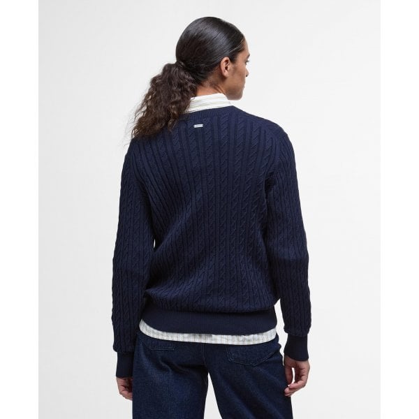 Womens Hartland Crew in Navy