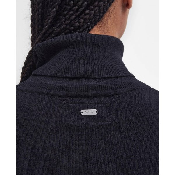 Womens Pendle Roll Neck Jumper in Black