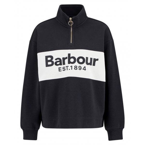 Womens Zaria Half Zip Sweatshirt In Dark Navy