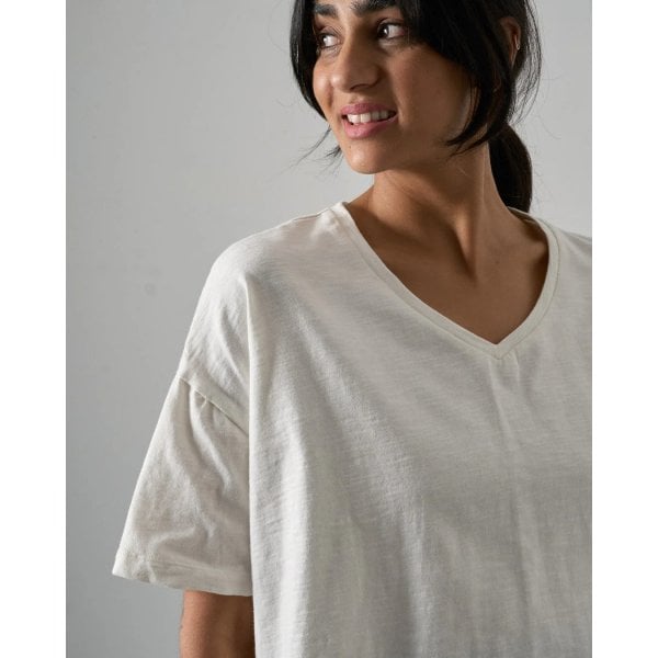 Womens Lola Boxy T Shirt in White