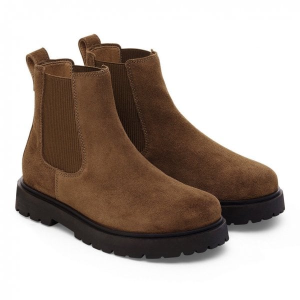 Mens Highwood Slip on Boot in Dark Tea
