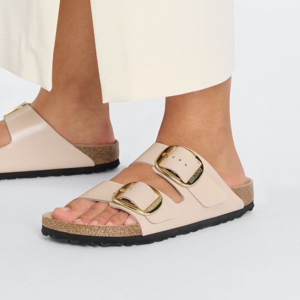 Unisex Arizona Big Buckle in High Shine New Beige