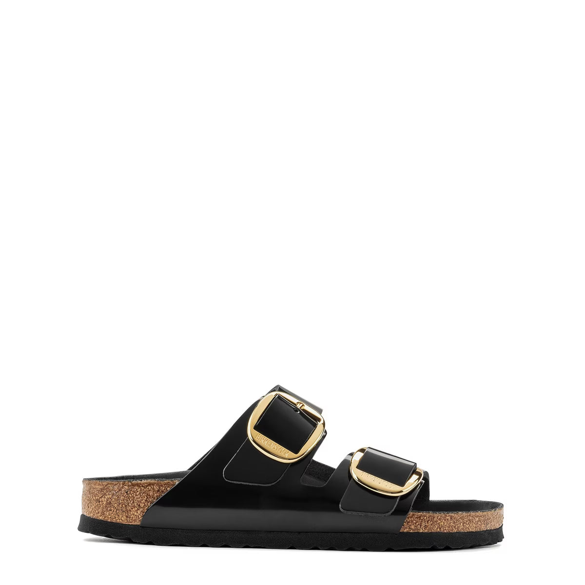 Unisex Arizona Big Buckle in High Shine Black Narrow Fit