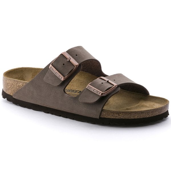 Unisex Arizona Birko Flor Narrow Fit Sandal in Mocca