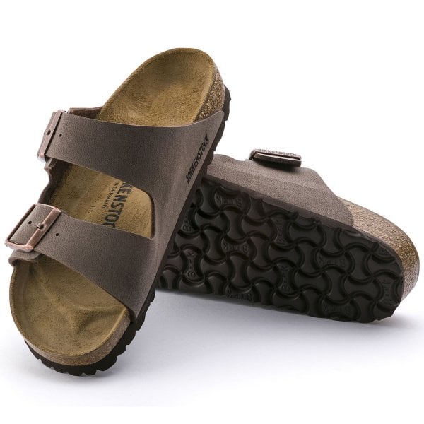 Unisex Arizona Birko Flor Narrow Fit Sandal in Mocca
