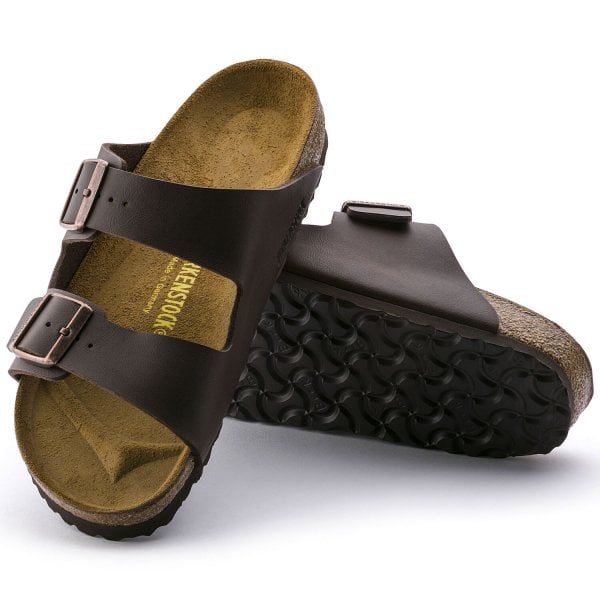 Unisex Arizona Birko Flor Regular Fit Sandal in Dark Brown 51701