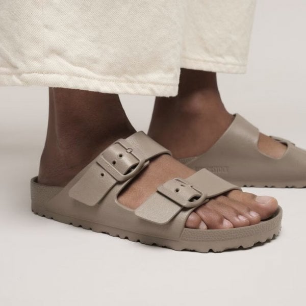 Unisex Arizona EVA Sandal in Grey Taupe Narrow Fit