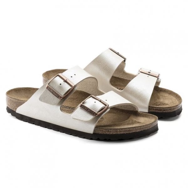 Unisex Arizona Graceful Narrow Fit Sandal in Pearl White