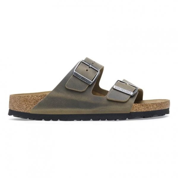 Unisex Arizona Oiled Leather in Faded Khaki Regular Fit