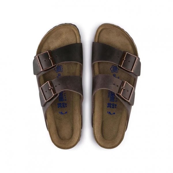 Unisex Arizona Regular Fit Sandal in Habana Soft Footbed