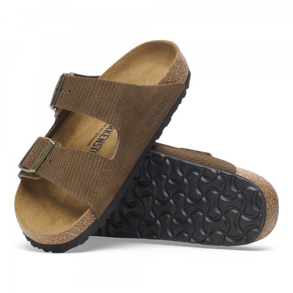 Unisex Arizona Sandal in Corduroy Suede Narrow