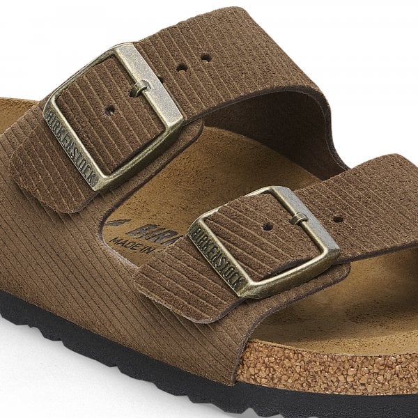 Unisex Arizona Sandal in Corduroy Suede Narrow