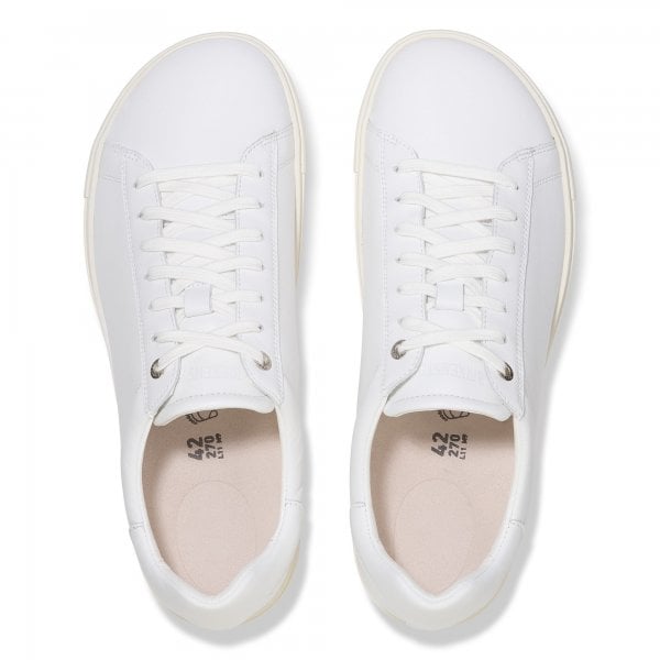 Unisex Bend Low in White Leather Narrow Fit