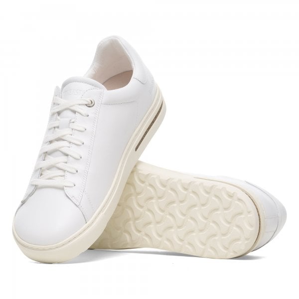 Unisex Bend Low in White Leather Narrow Fit