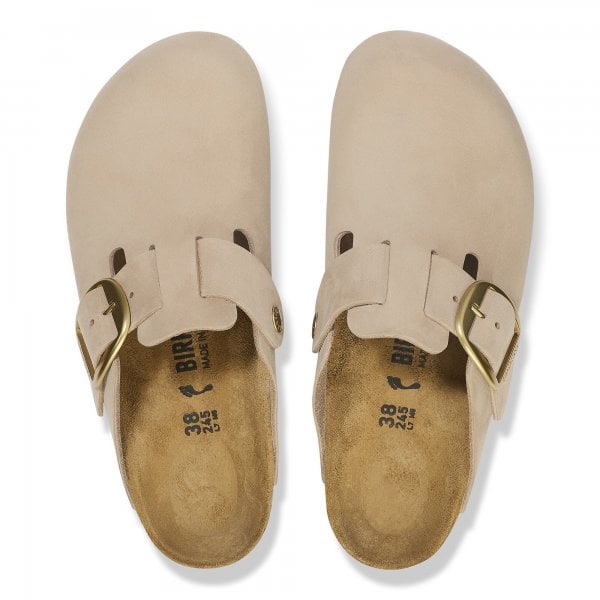 Unisex Boston Big Buckle Nubuck Suede